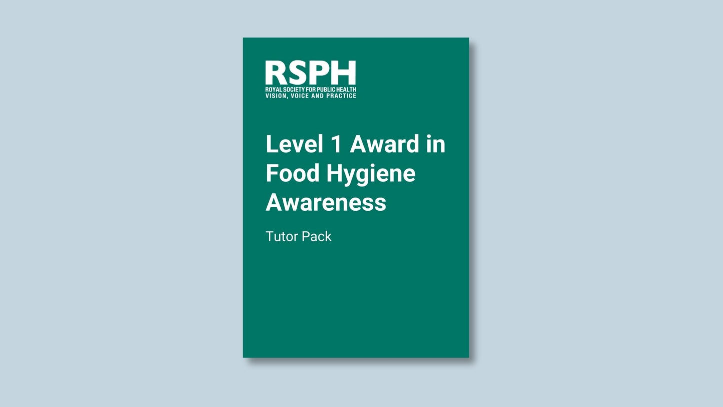Level 1 Award in Food Hygiene Awareness Tutor Pack